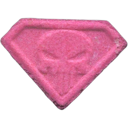 Таблетка Punisher — MDMA 205mg — Madrid, Іспанія