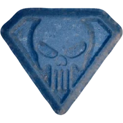 Таблетка Punisher — MDMA 191mg — Vienna, Austria