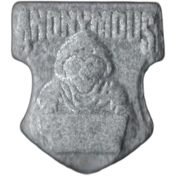 Таблетка Anonymous — MDMA 241mg; Caffeine 1% — Barcelona, Іспанія
