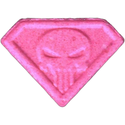Таблетка Punisher — MDMA 209mg — Madrid, Іспанія