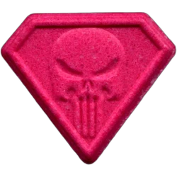 Таблетка Punisher — MDMA 142mg — Barcelona, Іспанія