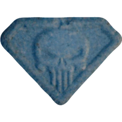 Таблетка Punisher — MDMA 218mg — Vienna, Austria