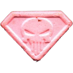 Таблетка Punisher — MDMA 88mg — Barcelona, Іспанія
