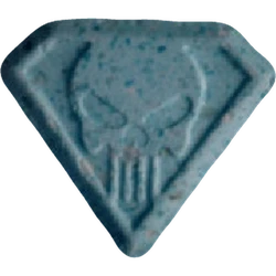 Таблетка Punisher — MDMA 130mg; 4-CMC 12mg — Vienna, Austria