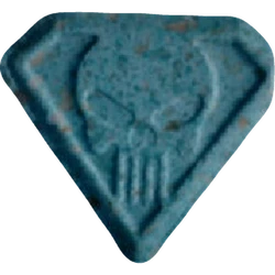 Таблетка Punisher — MDMA 277mg — Vienna, Austria