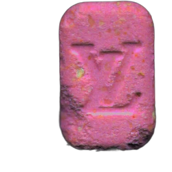 Таблетка Louis Vuitton — MDMA 135mg — Madrid, Іспанія
