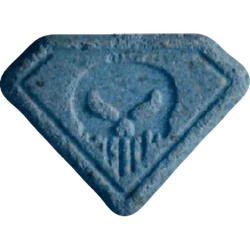 Таблетка Punisher — MDMA 141mg — Vienna, Austria