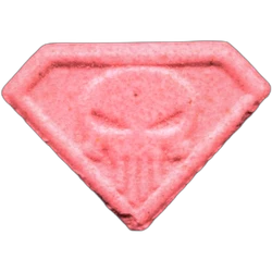 Таблетка Punisher — MDMA 212mg — Barcelona, Іспанія