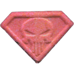 Таблетка Punisher — MDMA 193mg — Madrid, Іспанія
