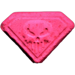 Таблетка Punisher — MDMA 156mg — Barcelona, Іспанія