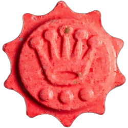 Таблетка Rolex — MDMA 148mg — Marseille, Франція