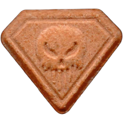 Таблетка Punisher — MDMA 158mg — Madrid, Іспанія
