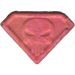 Таблетка Punisher — MDMA 211mg — Madrid, Іспанія
