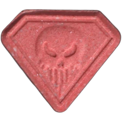 Таблетка Punisher — MDMA 158mg — Madrid, Іспанія