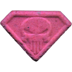 Таблетка Punisher — MDMA 233mg — Madrid, Іспанія