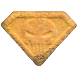 Таблетка Punisher — MDMA 238mg — Madrid, Іспанія
