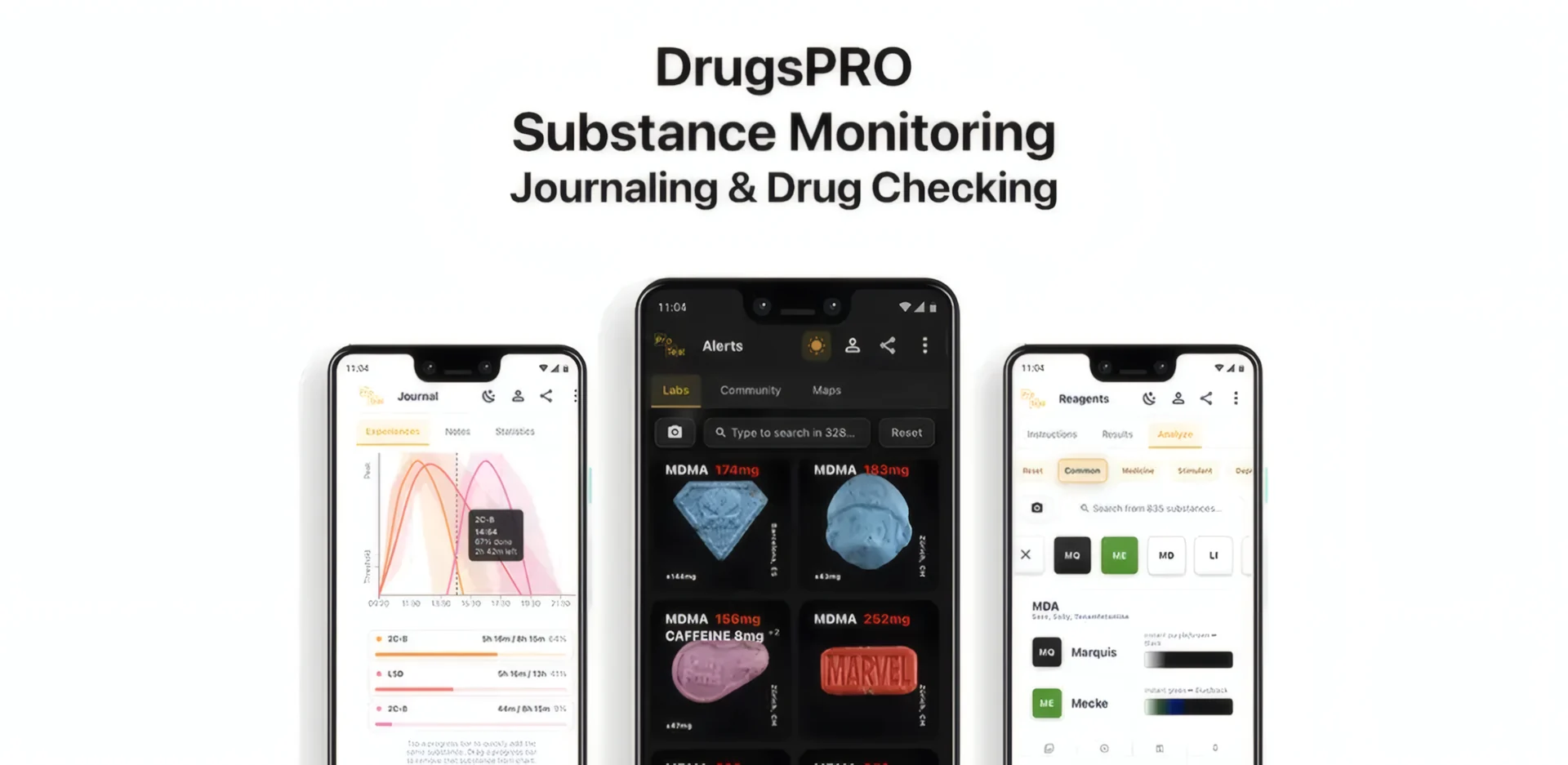 DrugsPRO, застосунок для драг-чекінгу