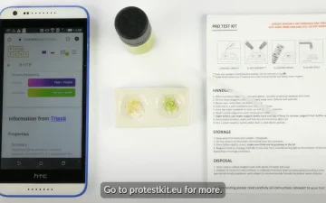Зміна кольору реагенту Hofmann