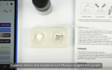 Інструкція до тесту з реагентом Marquis
