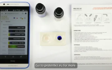 Зміна кольору реагенту Simon's